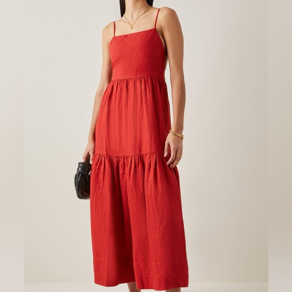 Posse | Dresses | Posse Ellie Linen Tiered Maxi Dress | Poshmark Posse | Dresses | Posse Ellie Linen Tiered Maxi Dress | Poshmark